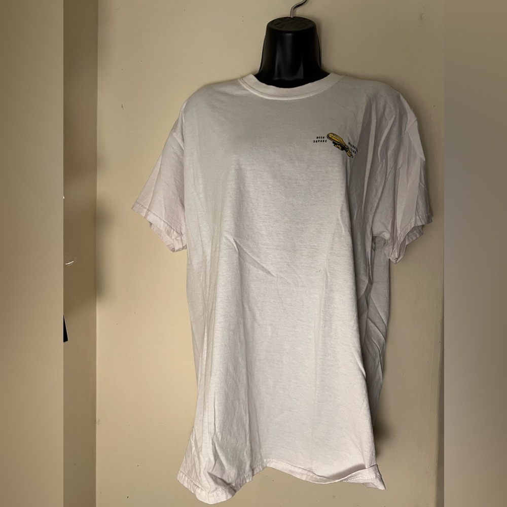 Beer Savage graphic Tee Size : Large